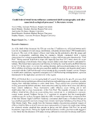 Could Federal Wind Farms Influence Continental Shelf Oceanography and Alter Associated Ecological Processes? a Literature Review