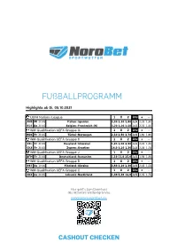 Fußballprogramm