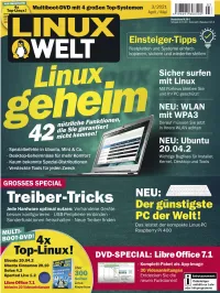 Linuxwelt Jahresabo 6X Pro Jahr – Gedruckt Und in Unserer App
