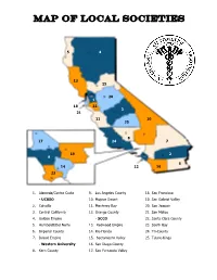Map of Local Societies