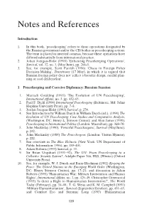 Notes and References