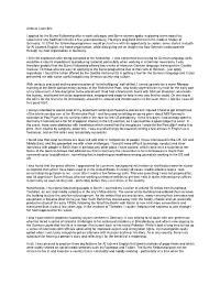 Andrew Coombes I Applied for the Burns Fellowship After a Work