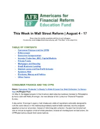 August 4 - 17 ​ ​ ​ ​ ​ ​ ​ ​ ​ ​ ​ ​ Please Share This Weekly Compilation with Friends and Colleagues