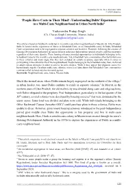 Understanding Dalits' Experiences in a Multi-Caste Neighbourhood In