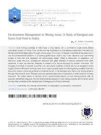 A Study of Raniganj and Jharia Coal Field in India