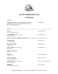 Alexander Kovacs