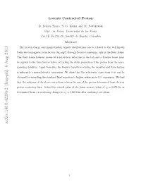 Arxiv:1410.4228V2 [Hep-Ph] 6 Aug 2015 Bandb Xedn H Tnadbeteuto Ohigher to Equation Breit T Standard the That Extending Show by We Obtained Expression