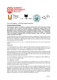 Context for Study of Theology Undergraduate Students Are Taught