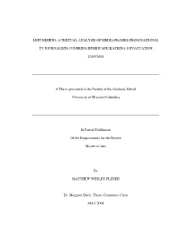 Left Behind: a Textual Analysis of Media Frames from National