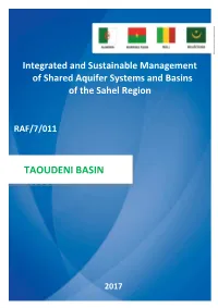 Taoudeni Basin Report