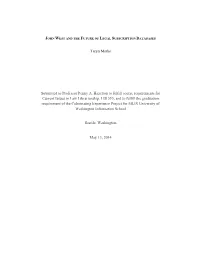 Taryn Marks Submitted to Professor Penny A. Hazelton to Fulfill Course