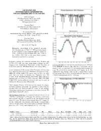 17 Minor Planet Bulletin 45 (2018) LIGHTCURVE and ROTATION