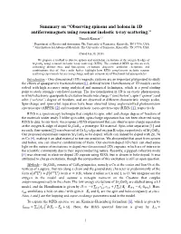 Observing Spinons and Holons in 1D Antiferromagnets Using Resonant