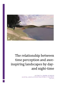 The Relationship Between Time Perception and Awe-Inspiring