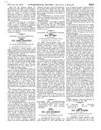 CONGRESSIONAL RECORD— Extensions of Remarks E243 HON