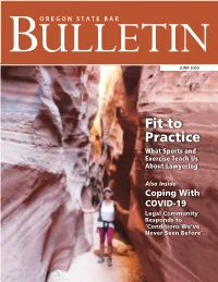 Fit to Practice What Sports and Exercise Teach Us About Lawyering