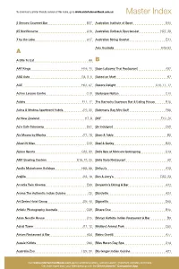 Master Index