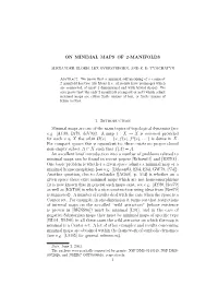 ON MINIMAL MAPS of 2-MANIFOLDS 1. Introduction