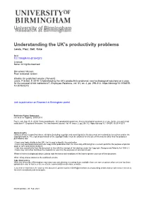 Understanding the UK's Productivity Problems: New Technological Solutions Or a Case for the Renewal of Old Institutions?