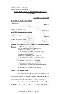 29.04.2019 1. CRM-M No.32227 of 2016 (O&M) Vishal D