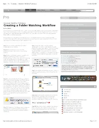 Automator Workflow Techniques 3/4/09 8:50 AM