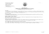 FORM SFEC-161(A): ITEMIZED DISCLOSURE STATEMENT for MASS MAILINGS (S.F