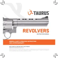 Revolvers Instruction Manual