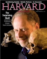The Surprising Skull Evolutionary Biologist Daniel Lieberman Take It with You