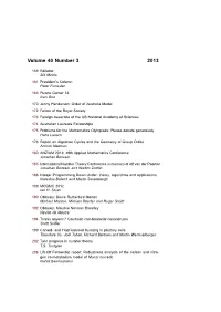 Volume 40 Number 3 July 2013