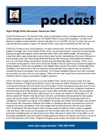 Arjun Singh Sethi Discusses 'American Hate'