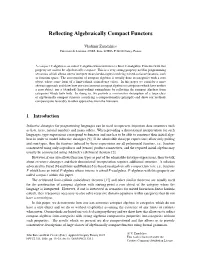 Reflecting Algebraically Compact Functors