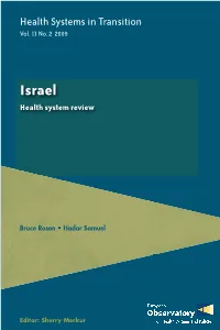 Health Systems in Transition Vol
