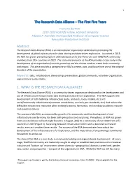The First Five Years Abstract 1. WHAT IS THE