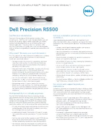 Dell Precision R5500
