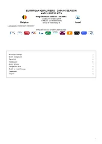 European Qualifiers