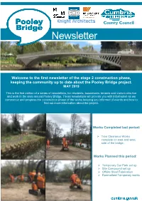 Pooley Bridge Stage 2 – Newsletter 1