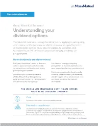 Understanding Your Dividend Options