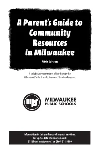 A Parent's Guide to Community Resources in Milwaukee