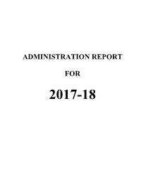 Administration Report