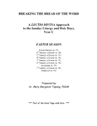 Fourth Sunday of Lent, Year B