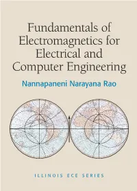 Fundamentals of Electromagnetics for Electrical and Computer Engineering