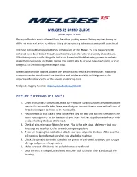 Melges 15 Speed Guide Before Stepping the Mast