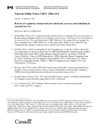 Telecom Public Notice CRTC 2006-14-2