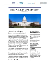 THIS WEEK in WASHINGTON Week of May 22, 2017