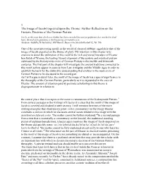1 the Image of Jacob Engraved Upon the Throne: Further Reflection on the Esoteric Doctrine of the German Pietists