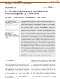 An Explorative Study Towards the Chemical Synthesis of the Immunoglobulin G1 Fc CH3 Domain