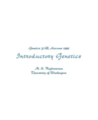 Lecture 1 – Mendelian Inheritance