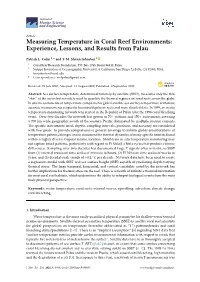 Measuring Temperature in Coral Reef Environments: Experience, Lessons, and Results from Palau