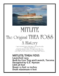The Original THEA FOSS a History