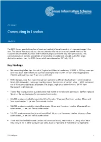 Commuting in London